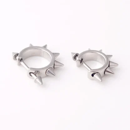 Helix Piercing Earrings with Spike Design - Image 7